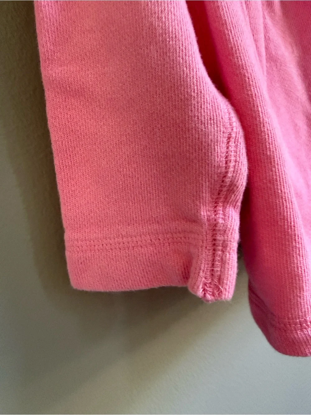 Ralph Lauren Pink Hooded Zip-Up Peplum Sweatshirt with Yellow Pony